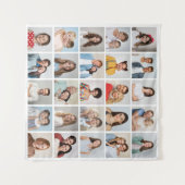 Erstellen Sie Ihre eigene 25-Foto Collage Wandteppich (Vorderseite (Horizontal))