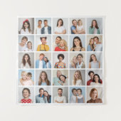 Erstellen Sie Ihre eigene 25-Foto Collage Wandteppich (Vorderseite)
