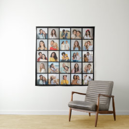 Erstellen Sie Ihre eigene 25-Foto Collage Wandteppich