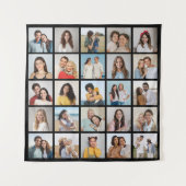 Erstellen Sie Ihre eigene 25-Foto Collage Wandteppich (Vorderseite)