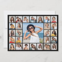 Erstellen Sie Ihre eigene 27 Foto Collage Grußkart