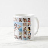 Erstellen Sie Ihre eigene 27 FotoCollage Kaffeetasse (VorderseiteRechts)