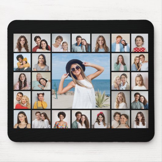 Erstellen Sie Ihre eigene 27 FotoCollage Mousepad (Vorne)
