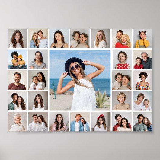 Erstellen Sie Ihre eigene 27 FotoCollage Poster (Vorne)