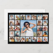 Erstellen Sie Ihre eigene 27 FotoCollage Postkarte (Vorne/Hinten)