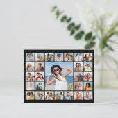 Erstellen Sie Ihre eigene 27 FotoCollage Postkarte (Stehend Vorderseite)