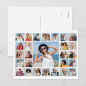 Erstellen Sie Ihre eigene 27 FotoCollage Postkarte (Vorne/Hinten)