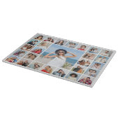 Erstellen Sie Ihre eigene 27 FotoCollage Schneidebrett (Ecke)