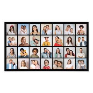 Erstellen Sie Ihre eigene 28 Foto Collage Foto Erw