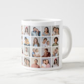 Erstellen Sie Ihre eigene 28 FotoCollage Jumbo-Tasse (Vorderseite Rechts)