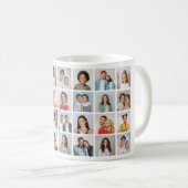 Erstellen Sie Ihre eigene 28 FotoCollage Kaffeetasse (VorderseiteRechts)