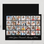 Erstellen Sie Ihre eigene 28 FotoCollage und fügen Einladung (Vorne/Hinten)