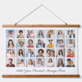 Erstellen Sie Ihre eigene 28 FotoCollage und fügen Wandteppich Mit Holzrahmen (Vorne)