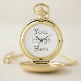 Erstellen Sie Ihre eigene 2" Durchmesser Silber Po Taschenuhr
