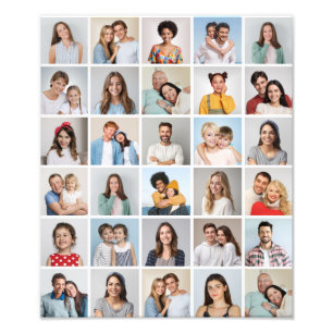 Erstellen Sie Ihre eigene 30 Foto Collage Foto Erw