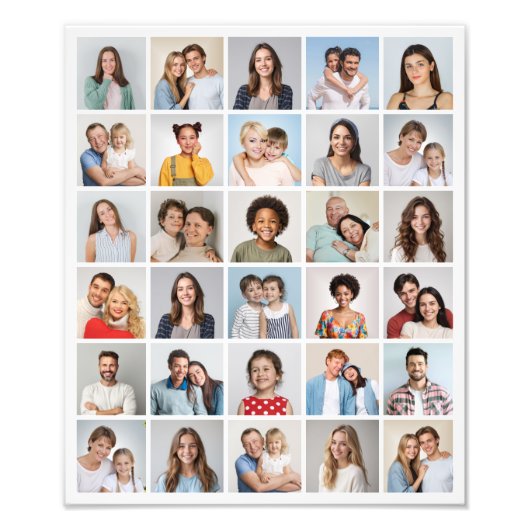 Erstellen Sie Ihre eigene 30 Foto Collage Foto Erw (Vorne)