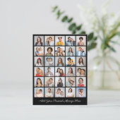 Erstellen Sie Ihre eigene 30-Foto-Collage hinzufüg Karte (Stehend Vorderseite)