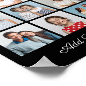 Erstellen Sie Ihre eigene 30-Foto-Collage hinzufüg Poster (Ecke)