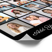 Erstellen Sie Ihre eigene 30-Foto-Collage hinzufüg Poster (Ecke)