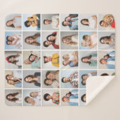 Erstellen Sie Ihre eigene 30 FotoCollage Sherpadecke (Vorderseite (Horizontal))