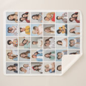 Erstellen Sie Ihre eigene 30 FotoCollage Sherpadecke (Vorderseite (Horizontal))