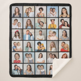 Erstellen Sie Ihre eigene 30 FotoCollage Sherpadecke