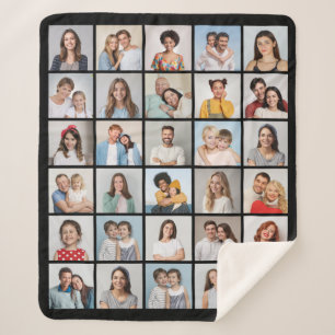 Erstellen Sie Ihre eigene 30 FotoCollage Sherpadecke