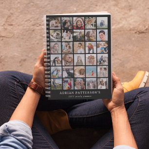 Erstellen Sie Ihre eigene 30 x Foto Collage Jährli Planer