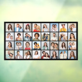 Erstellen Sie Ihre eigene 32 FotoCollage Fensteraufkleber (Blatt 3)