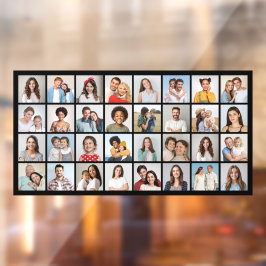 Erstellen Sie Ihre eigene 32 FotoCollage Fensteraufkleber
