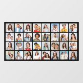 Erstellen Sie Ihre eigene 32 FotoCollage Fensteraufkleber (Blatt)