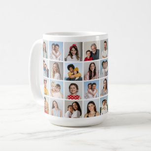 Erstellen Sie Ihre eigene 32 FotoCollage Kaffeetasse
