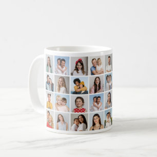 Erstellen Sie Ihre eigene 32 FotoCollage Kaffeetasse