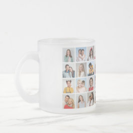 Erstellen Sie Ihre eigene 32 FotoCollage Mattglastasse