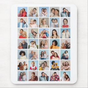 Erstellen Sie Ihre eigene 35-Bild Collage bearbeit Mousepad