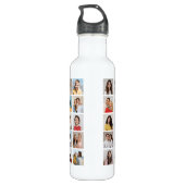 Erstellen Sie Ihre eigene 35-Foto Collage Edelstahlflasche (Rückseite)