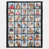 Erstellen Sie Ihre eigene 35-Foto Collage Fleecedecke (Vorderseite)