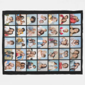Erstellen Sie Ihre eigene 35-Foto Collage Fleecedecke (Vorderseite (Horizontal))