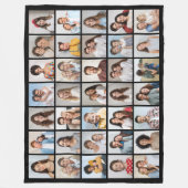 Erstellen Sie Ihre eigene 35-Foto Collage Fleecedecke (Vorderseite)