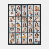 Erstellen Sie Ihre eigene 35-Foto Collage Fleecedecke (Vorderseite)