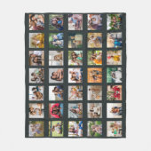 Erstellen Sie Ihre eigene 35-Foto Collage Fleecedecke (Vorderseite)