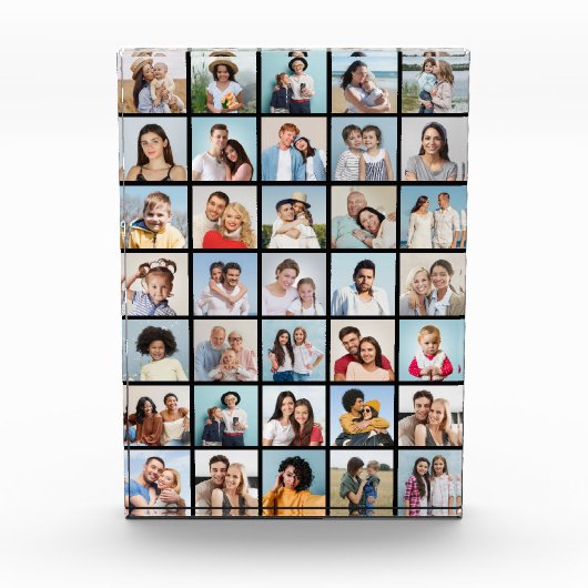 Erstellen Sie Ihre eigene 35-Foto Collage Fotoblock (Vorderseite)