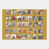 Erstellen Sie Ihre eigene 35-Foto Collage Geschenkpapier Set (Vorderseite 2)