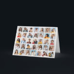 Erstellen Sie Ihre eigene 35-Foto Collage Karte<br><div class="desc">Erstellen Sie Ihre eigene 35 Fotomaterial für Weihnachten, Geburtstage, Hochzeiten, Geburtstage, Abschlüsse, Vatertag, Muttertag oder andere Besondere Anlässe mit unserem benutzerfreundlichen Design-Tool. Fügen Sie Ihre Lieblings-Fotos von Freunden, Familie, Ferien, Hobbys und Haustieren hinzu und Sie haben eine atemberaubende, einmalige Foto-Collage. Unsere personalisierte Collage aus Foto eignet sich hervorragend für die...</div>