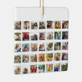 Erstellen Sie Ihre eigene 35-Foto Collage Keramikornament (Rechts)