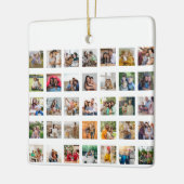 Erstellen Sie Ihre eigene 35-Foto Collage Keramikornament (Links)