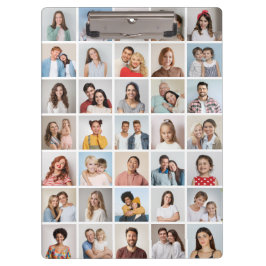 Erstellen Sie Ihre eigene 35-Foto Collage Klemmbrett