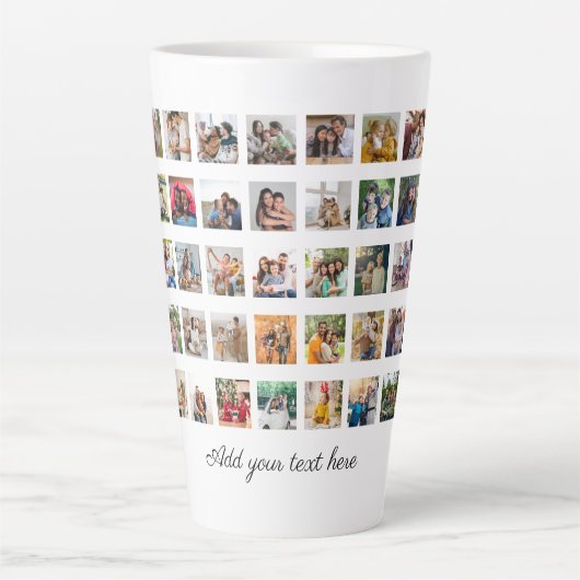 Erstellen Sie Ihre eigene 35-Foto Collage Milchtasse (Vorderseite)