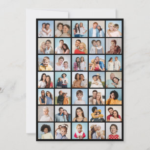 Erstellen Sie Ihre eigene 35-Foto Collage Mitteilungskarte