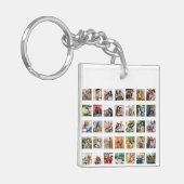 Erstellen Sie Ihre eigene 35-Foto Collage Schlüsselanhänger (Vorderseite links)